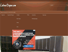 Tablet Screenshot of cabinetdapur.com